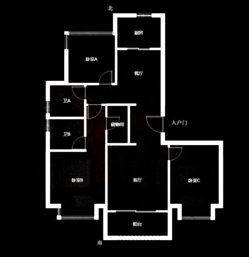 宁波府 3室2厅2卫115.0㎡