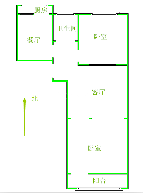 
							花园小区二区