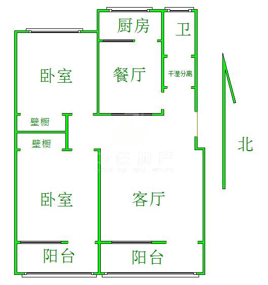 00㎡ 单价: 17619 元/平米 产权: 房改房 装修: 中装 户型: 2室2厅1卫