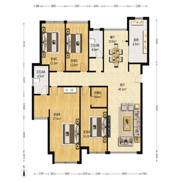 鲁能领秀城中央公园（十七、十八区）