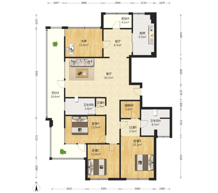 海尔绿城全运村锦兰园