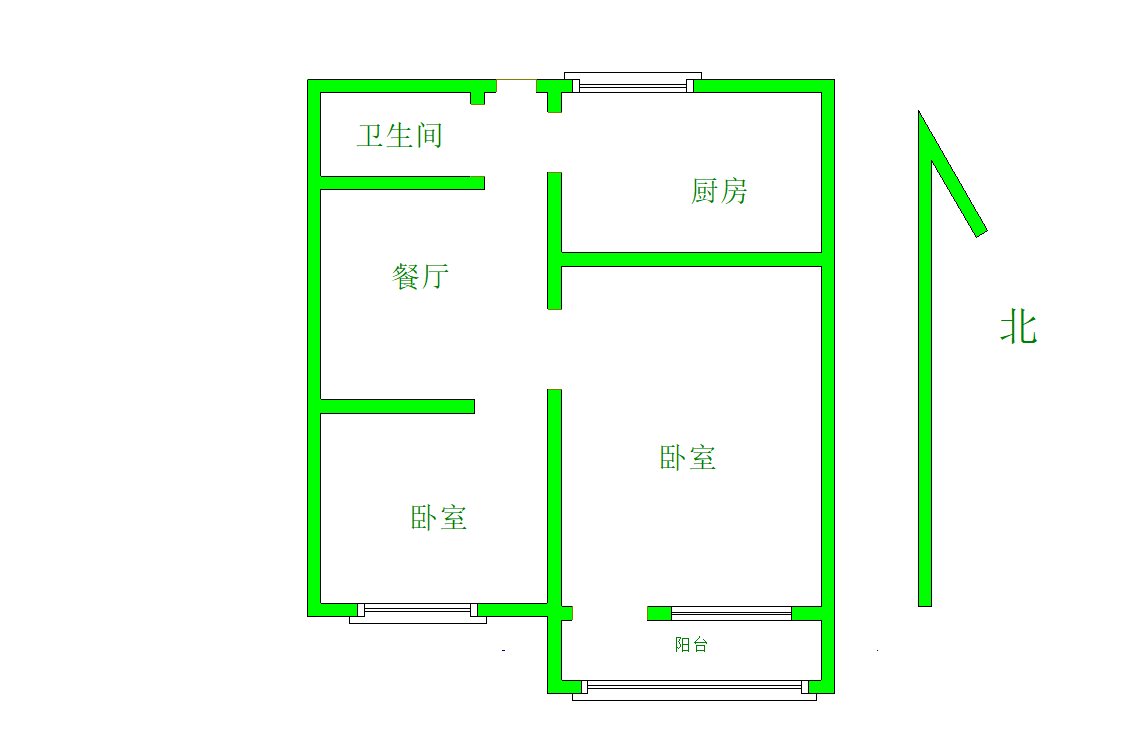 整租·花园小区(三区)  南北