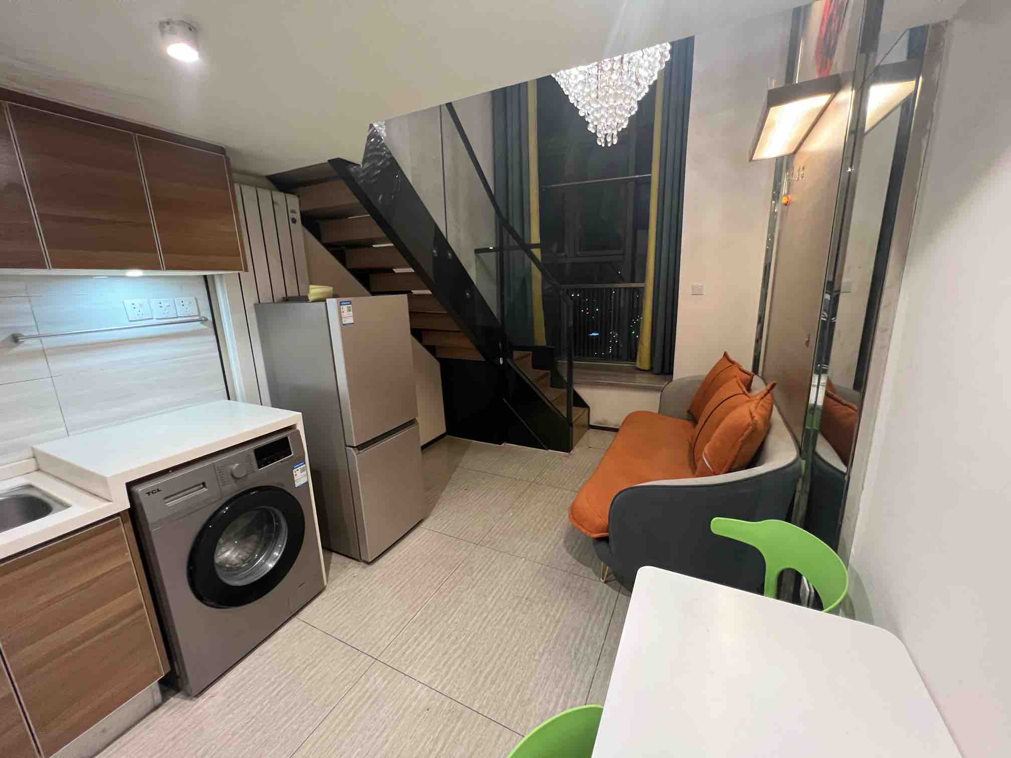 整租·恒大睿城公寓 一室一厅 LOFT 家具家电齐全 看房提前联系