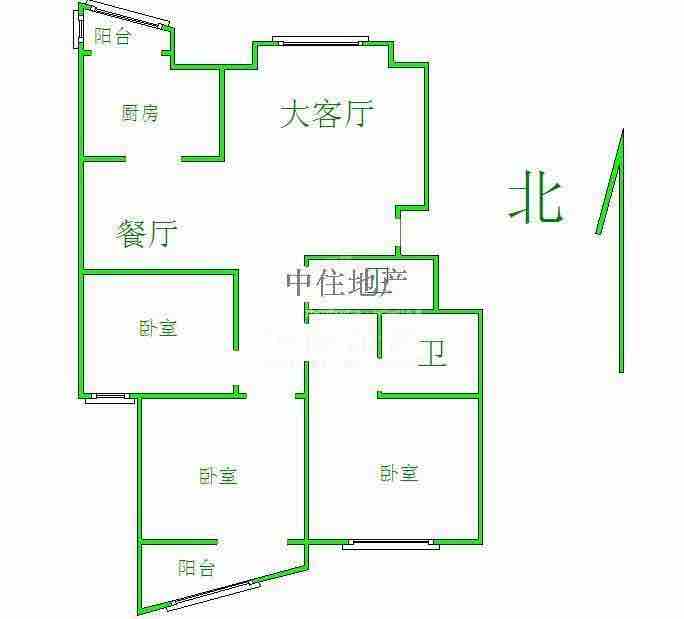 整租·永大清华园  南北