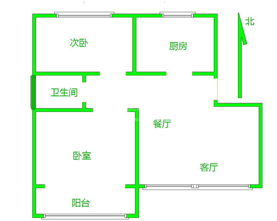 整租·平安新居  南北