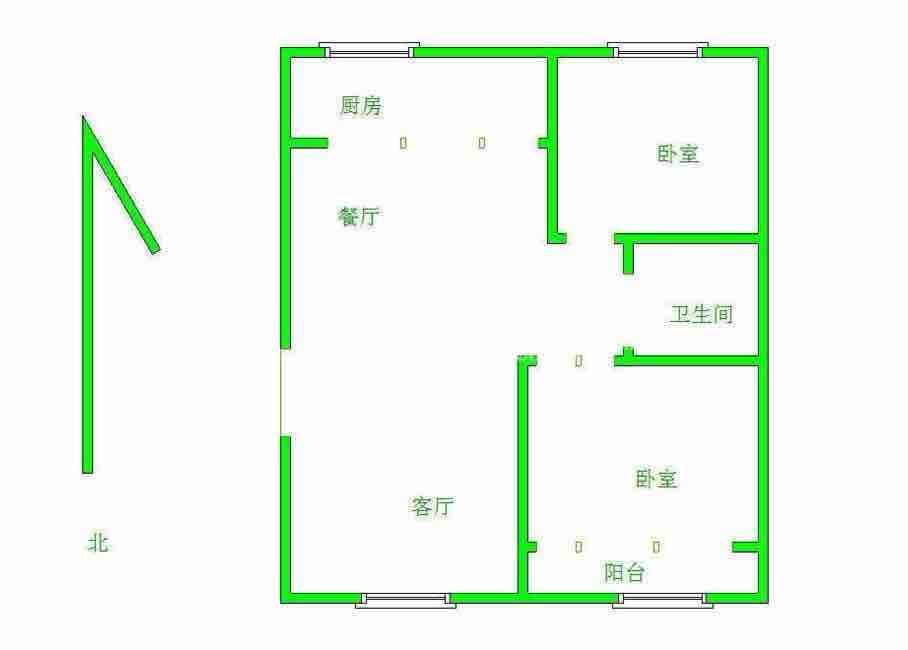 整租· 百突泉闻苑 2室1厅 2