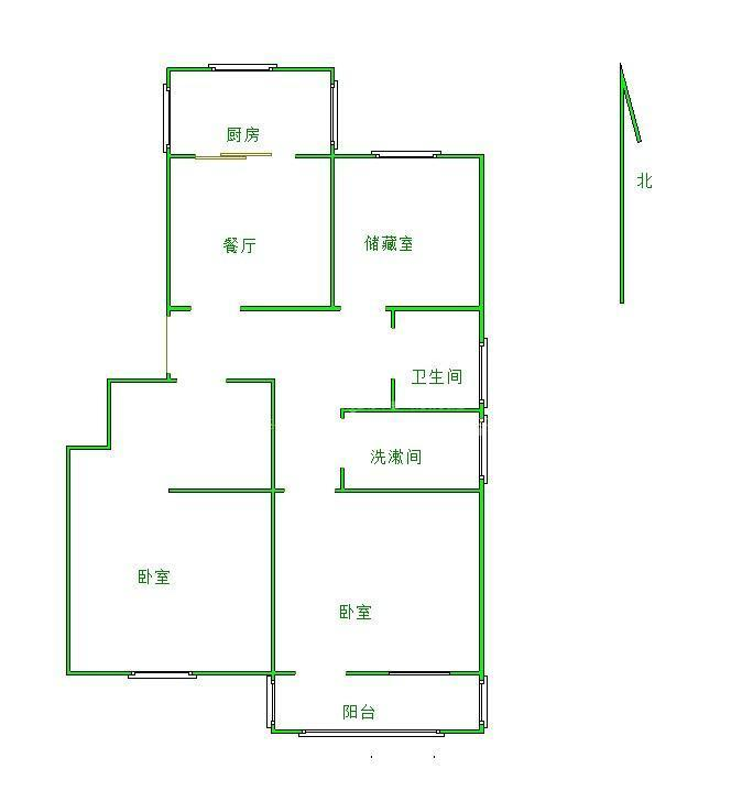 整租·桑园小区  南北