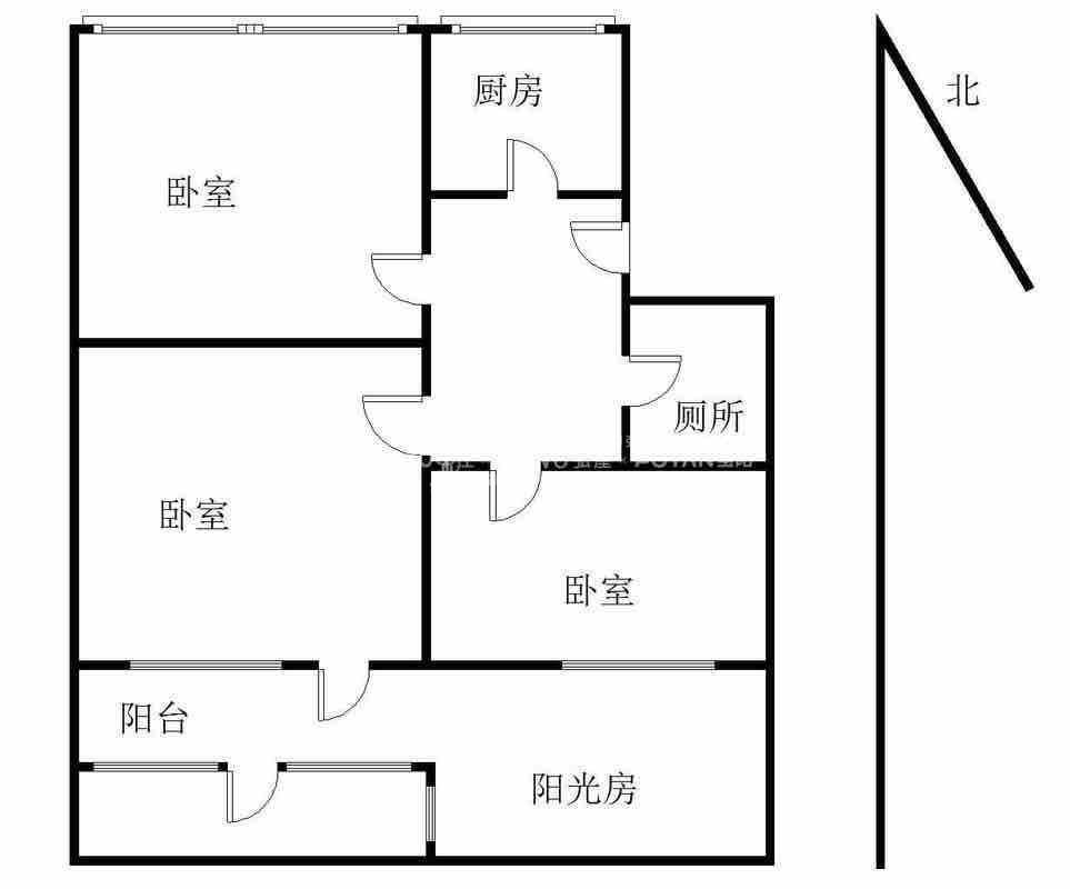 整租·和平路新村  南北
