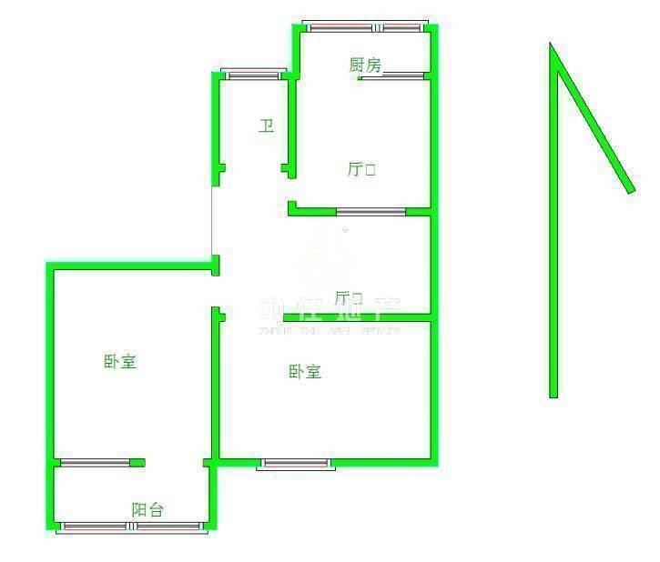 整租·经七路25号院  南北