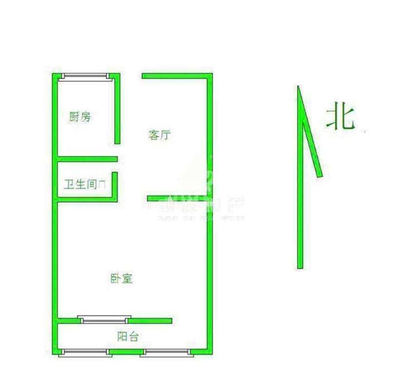 整租· 玉函小区南区 1室1厅 南北