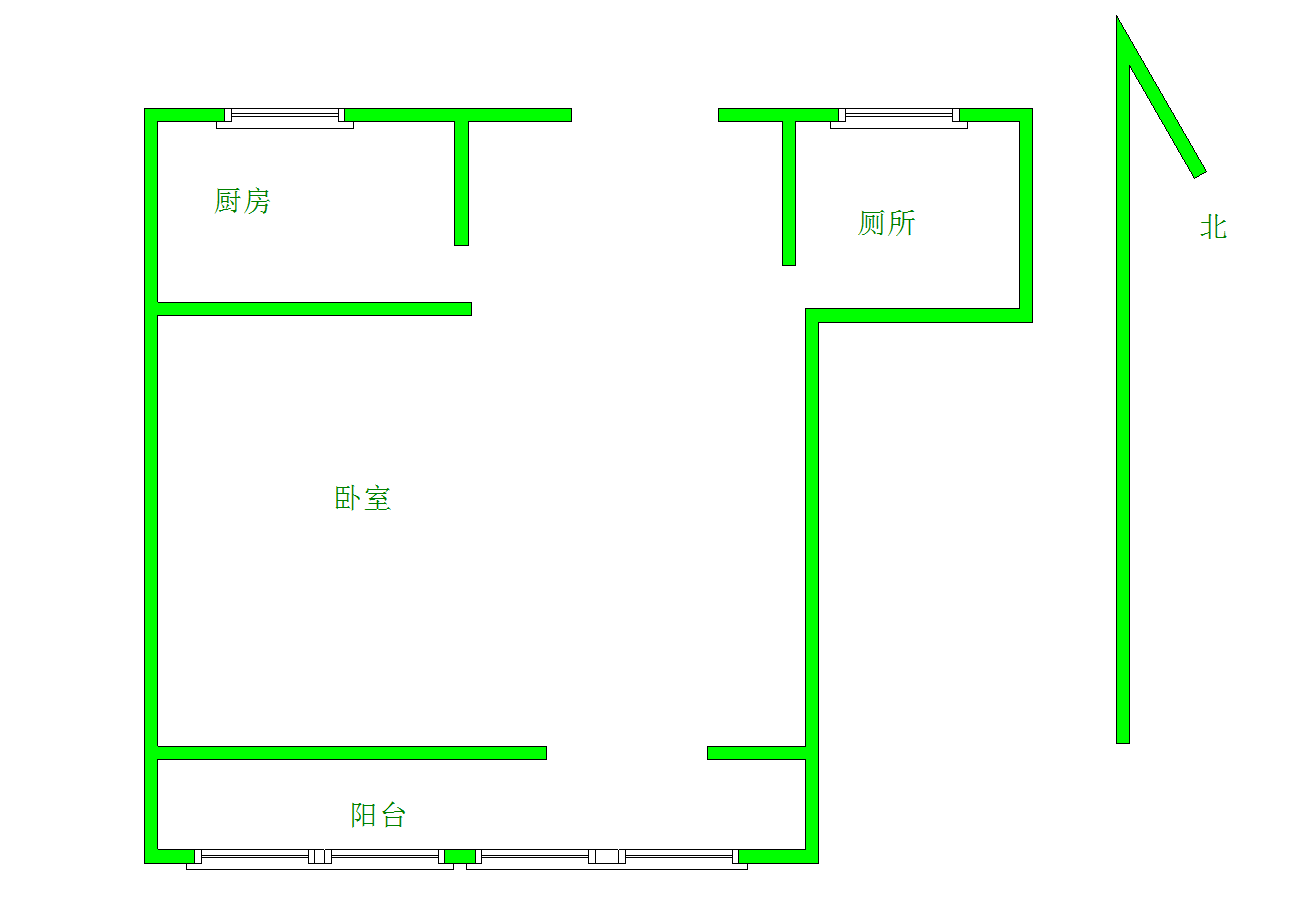 整租·大观园 三里庄小区 1室1厅 