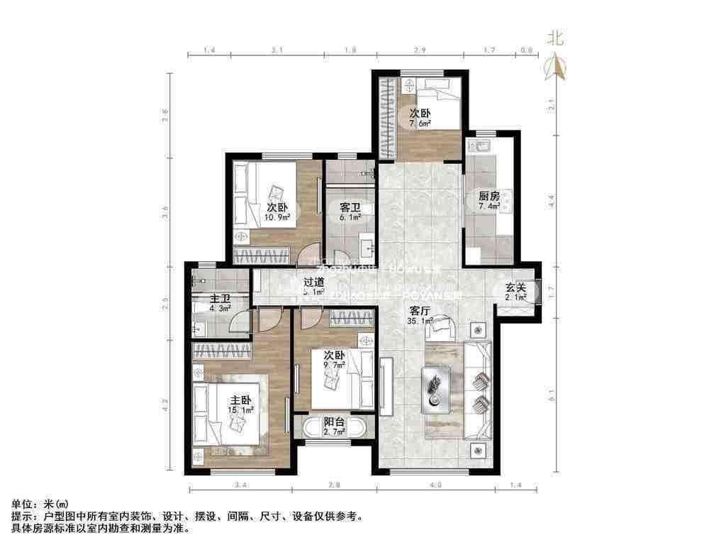 整租·文旅城D6(古榆台)  南