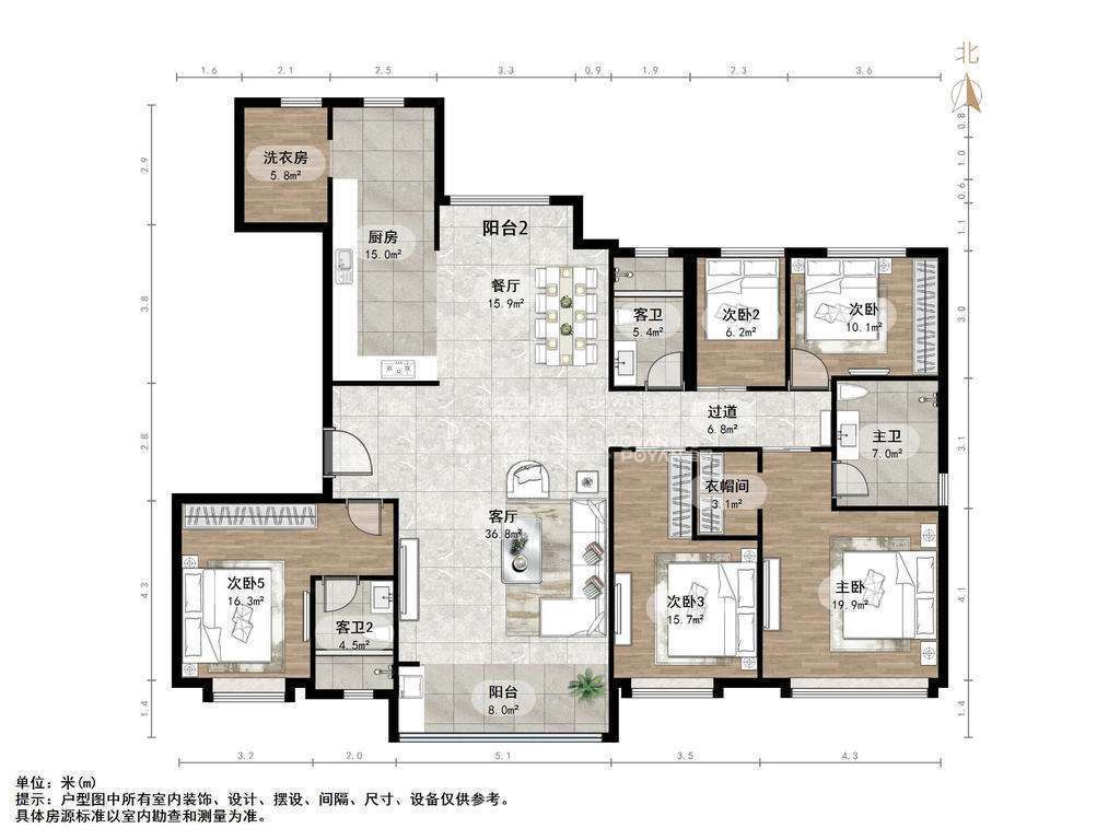 整租·时代景园(西区9-18号)  南