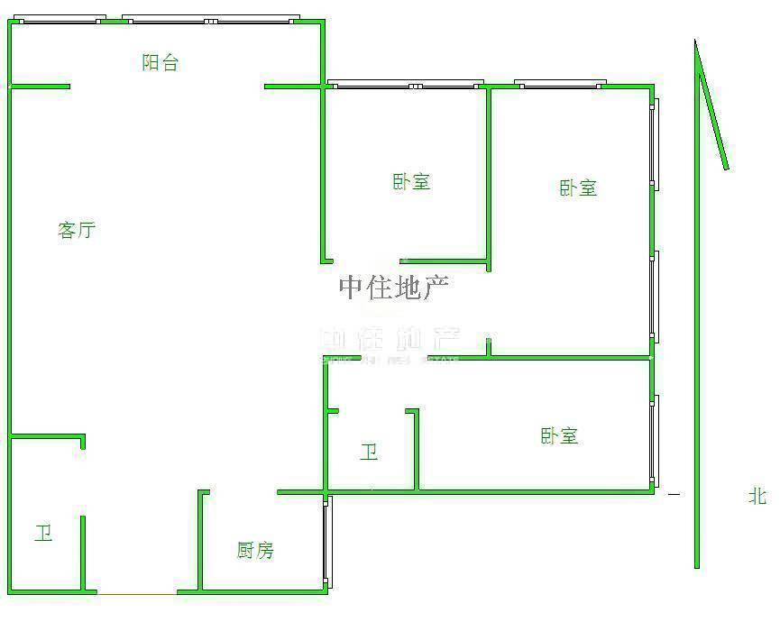 整租·铁路玉函小区  东北