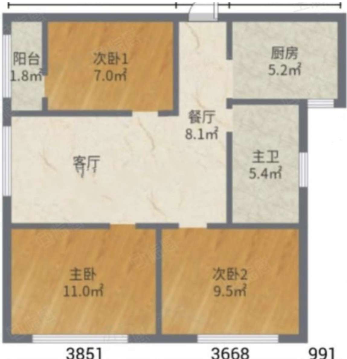整租·帝华广场  南