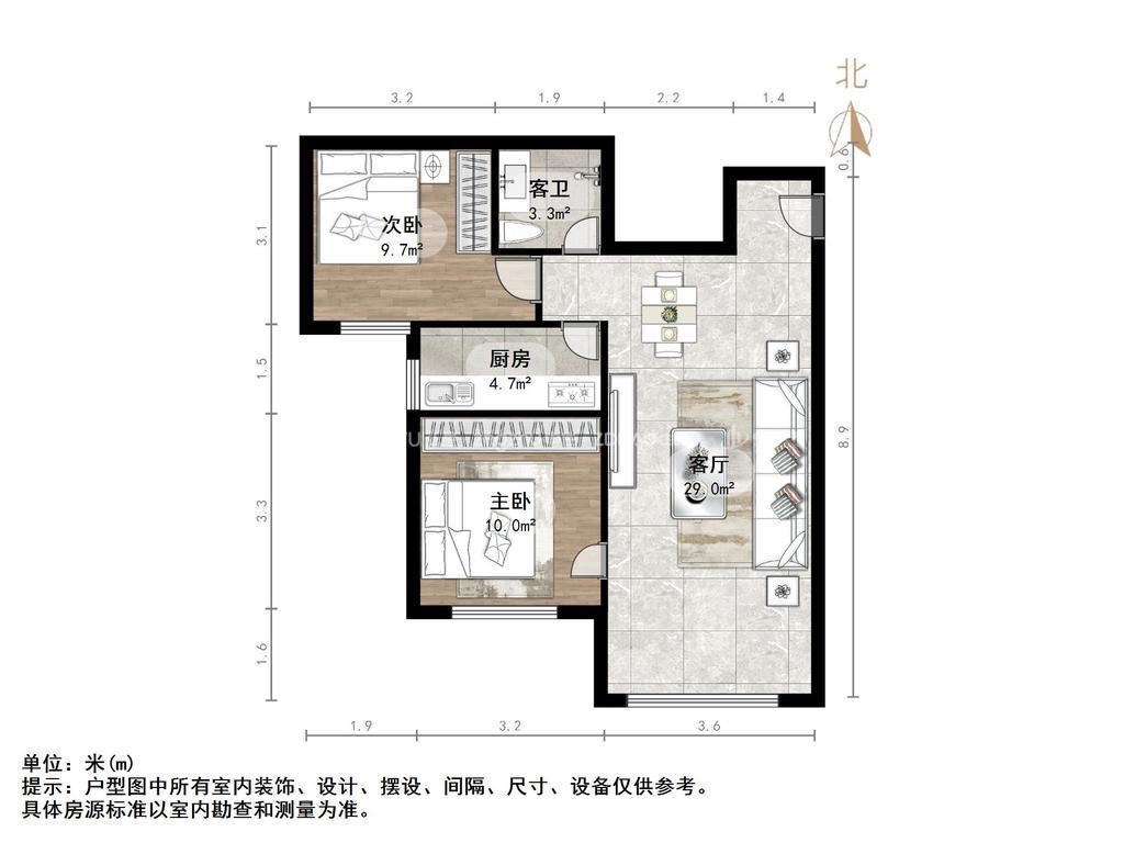 整租·东兴寓城  南