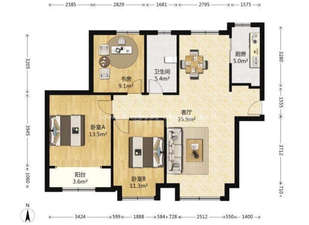 中海国际社区（御峰官邸B4）