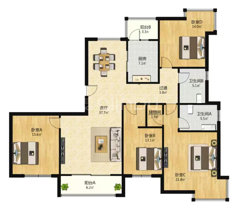 鲁能领秀城E区（六区）