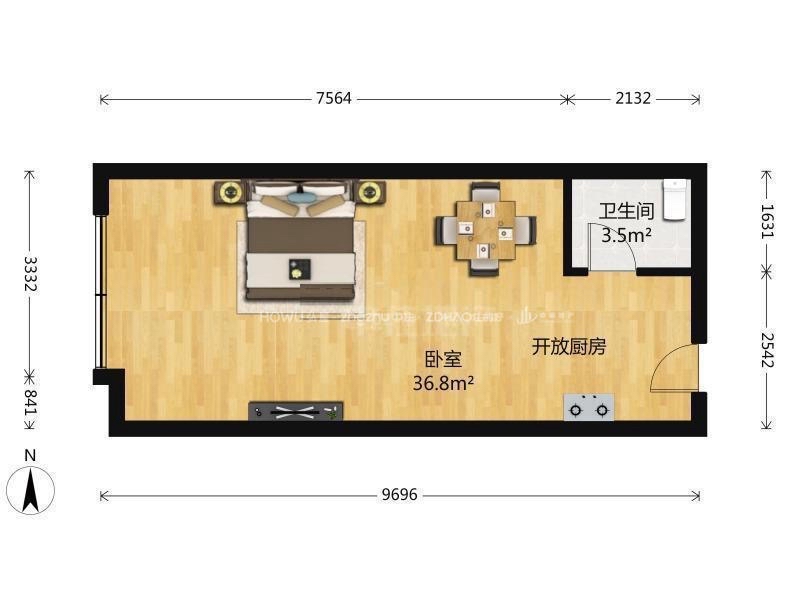 高新万达写字楼公寓