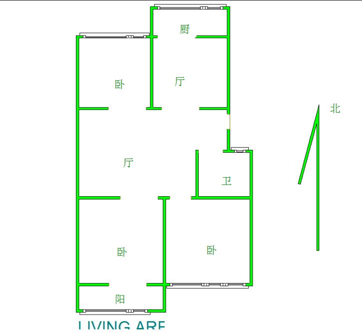  七里堡小区 南北
