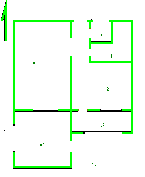 
                            七里山路单位宿舍 