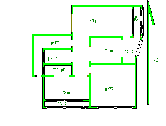  翡翠郡南区 南北