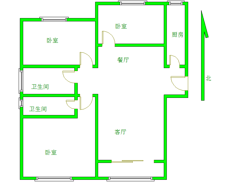  泉景天沅仁园 南北
