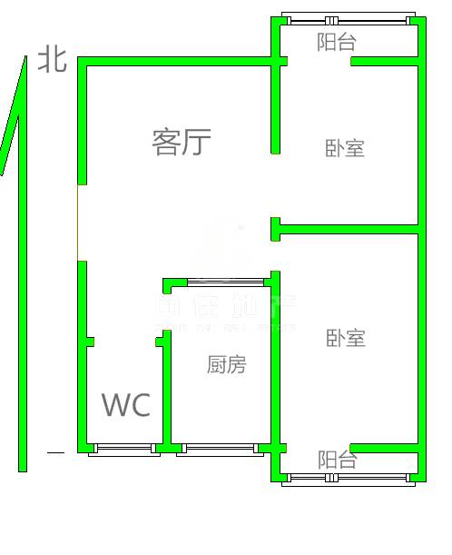 
							花园小区二区