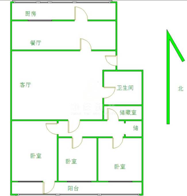 
							北小辛庄东街单位宿舍