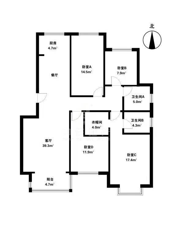 外海蝶泉山庄 户型图片