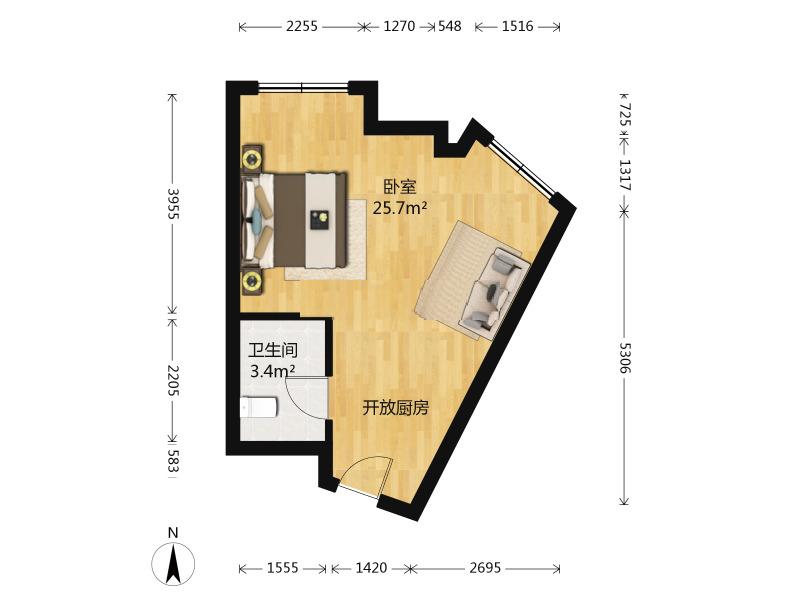  鑫苑国际城市花园商住楼 北