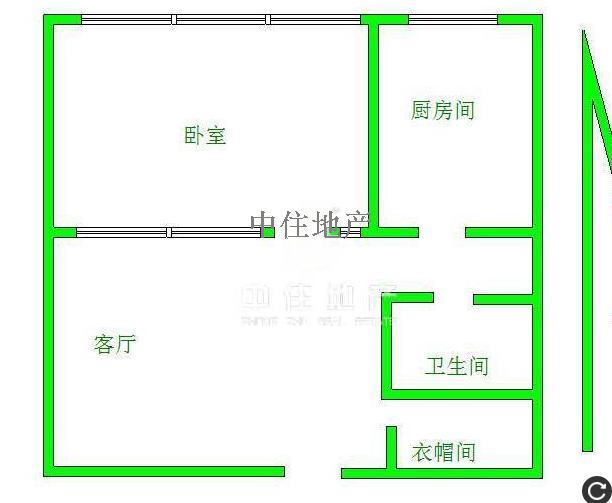  南北通透两室 高楼层 带地下室