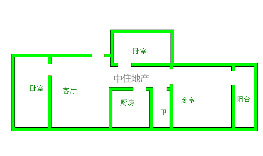 整租·拎包入住 花园路 历园新村  南北