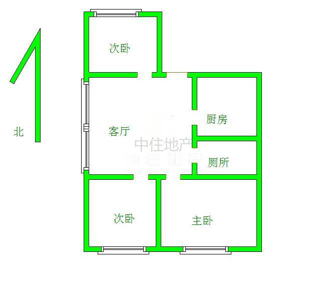 整租·工人新村南村西区 南北